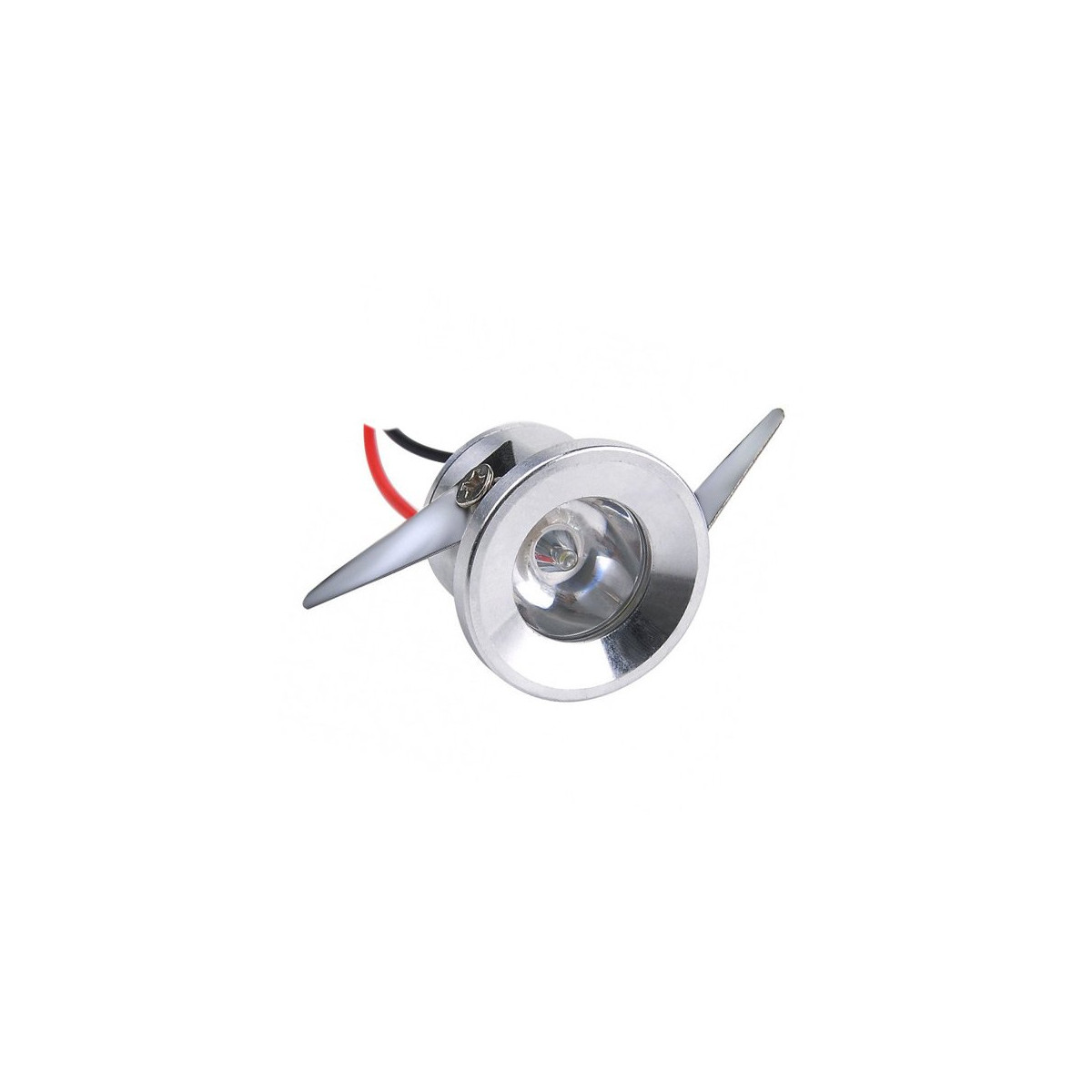 Downlight LED mini 1W couleur argent