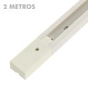 Pista lâmpadas LED PVC uivou 2 metros