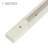 PVC LED Spotlights Rail - Connectable, 1 Metre Long, White