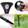 Luz solar LED de jardim IP65 com sensor de movimento