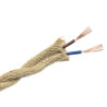 Textile Electrical braided rope Cable