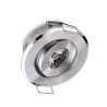 3W downligth 12V/24V silver color