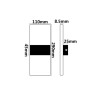 Applique en acrylique LED 6W couleur blanche
