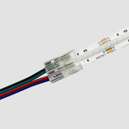 Conexão do cabo de LED COB RGB