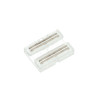 Rigid junction connector for COB RGB LED strip