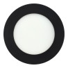 Panneau led 6W rond NOIR