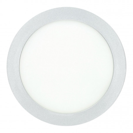 Panneau LED 18W rond ARGENT