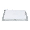 Panneau lumineux 18W carré ARGENT