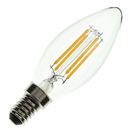 LED bulbo filamentos 360º 4W