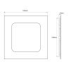 Downlight - Square 6W Panel