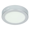 Plafonnier Led 12W rond ARGENT