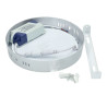 LED Ceiling Light - Round, 12W silver