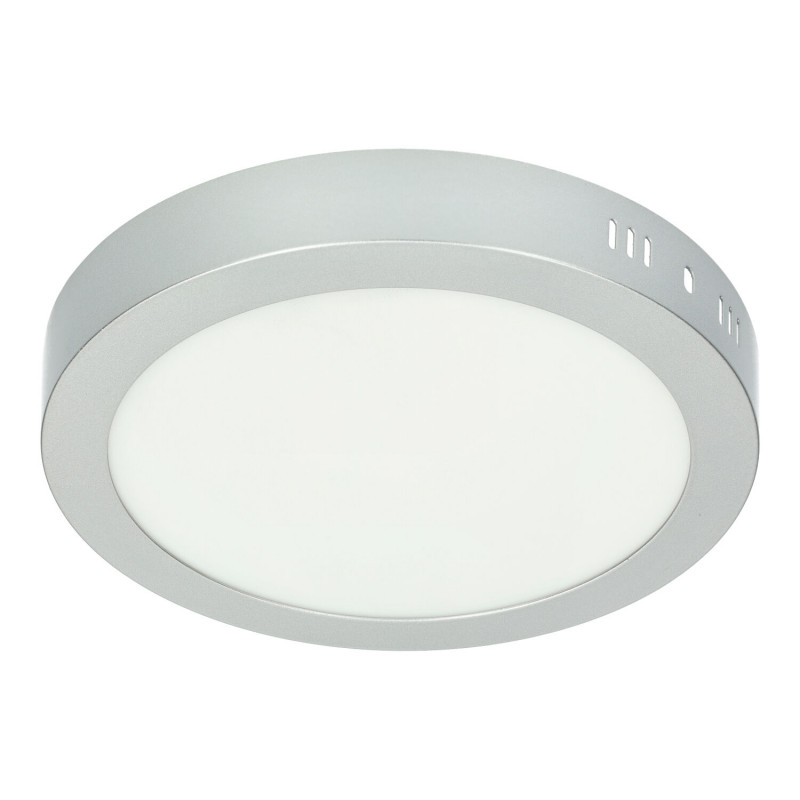 Led Ceiling Light Round 18w Silver