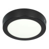 Lâmpada de teto LED 12W preto