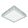 Plafón Led 18W cuadrado PLATA