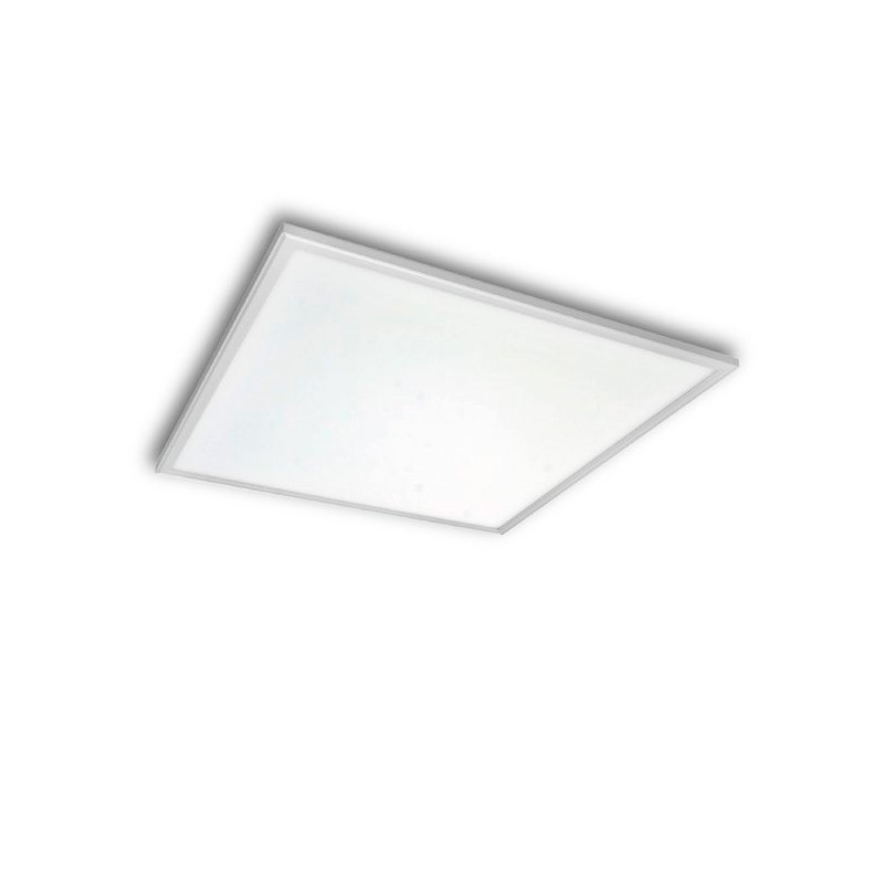 Panel Led techo 60 x 60 cm 40W, marco blanco, placa led 60x60