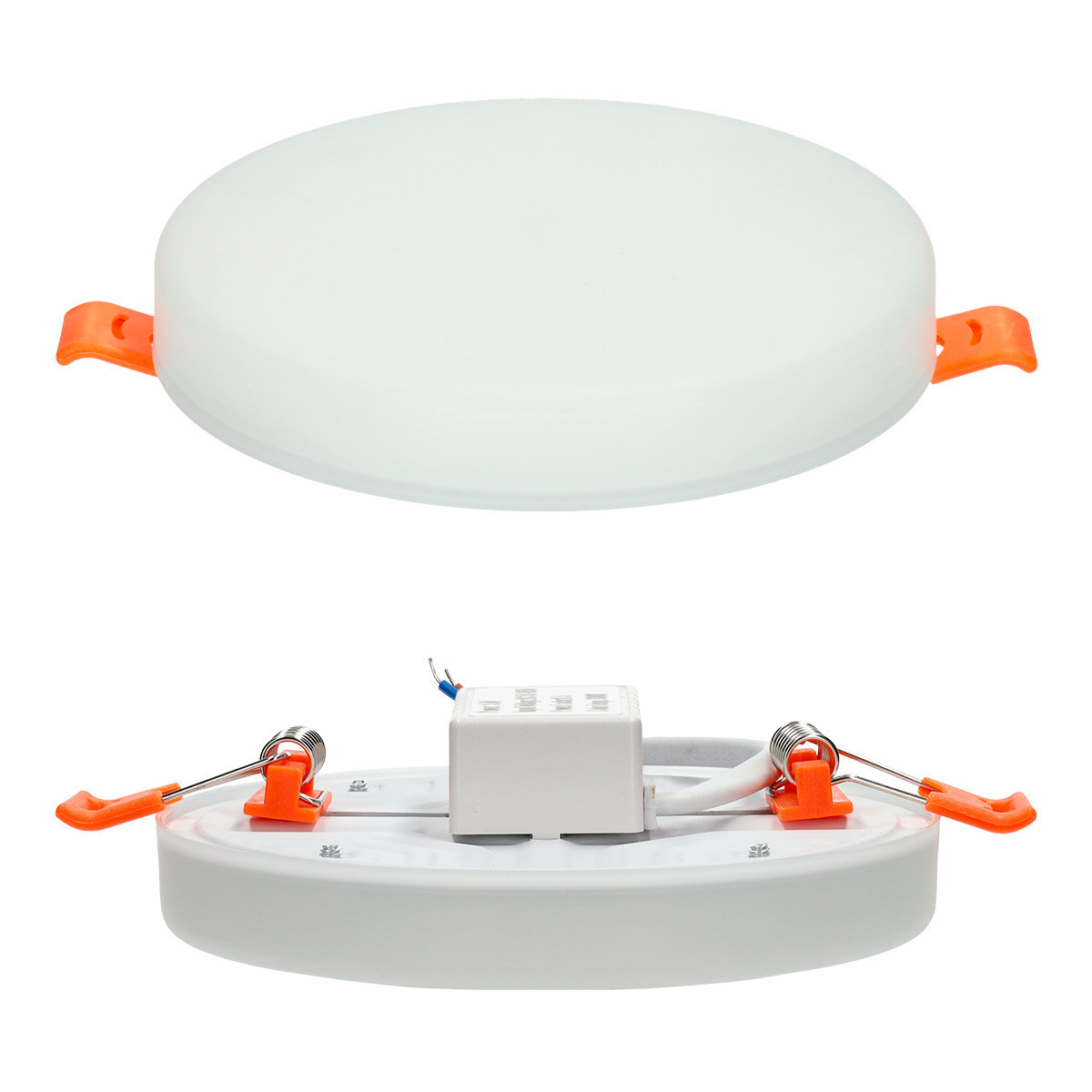 Panneau LED rond de 15W sans bord d'attaque réglable