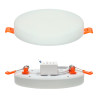Panneau LED rond de 15W sans bord d'attaque réglable