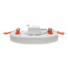 Panneau LED rond de 15W sans bord d'attaque réglable