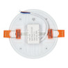 Panneau LED rond de 15W sans bord d'attaque réglable