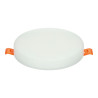 Panneau LED rond de 15W sans bord d'attaque réglable