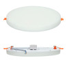 Downlight panneau circulaire sans bordure - 32W, coupe réglable