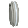 Plafón LED redondo media luna aluminio E27 exterior IP65