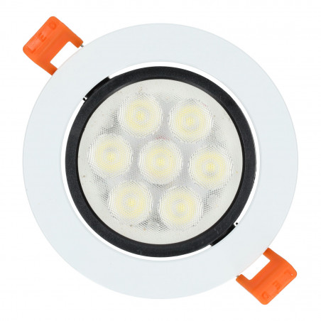 Downlight Led 7W cadre blanc