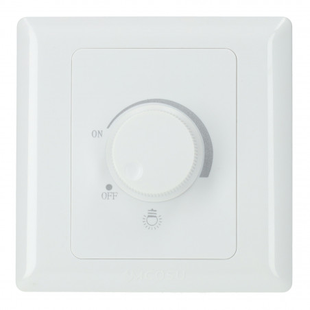 rijk gips Kiezelsteen LED dimmer switch for a 220V installation with a maximum load of 630W