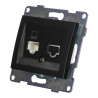Data socket RJ45 PC series