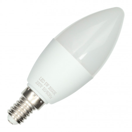 Candle bulb E14 5W 180º