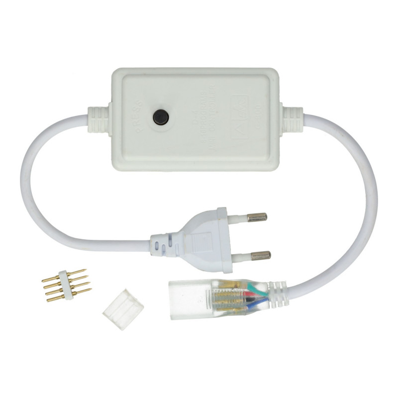 Controller power plug kit for RGB 220V LED strips