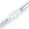 Unión carril recta ensamblable blanco