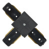 Assemblage de rails en T noir