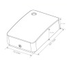 Détecteur crépusculaire de surface IP44