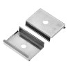 Aluminium profile for led strip double side lighting 1m