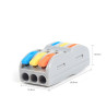 Connecteur rapide 3 entrées 3 sorties 0,2-4mm²