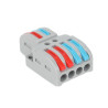 Conector rápido 2 entradas 4 salidas 0,08-4mm²