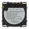 Interruptor táctil doble conmutado 2000W
