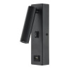ALUMINIUM WALL LIGHT LED 3W USB
